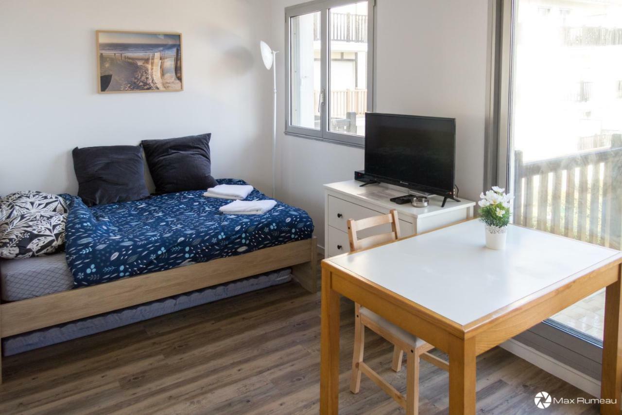 Studio Moderne Acces Plage, Piscine Et Tennis Cabourg Bagian luar foto